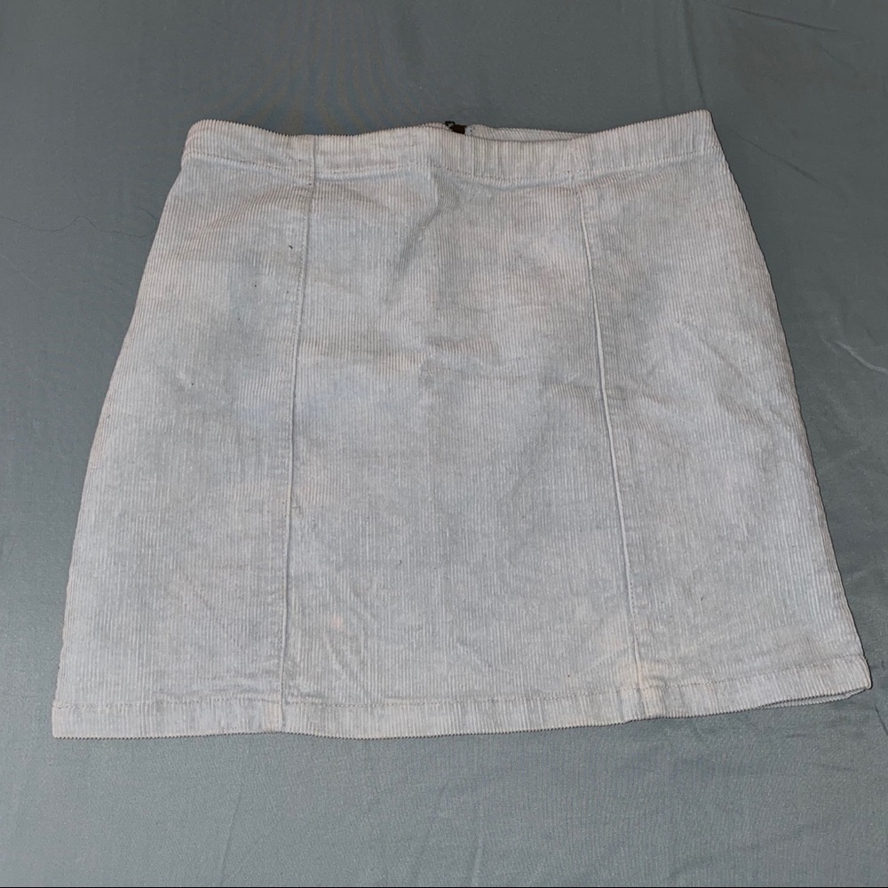 Forever 21 Corduroy Blue Skirt